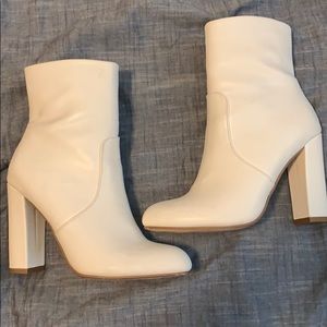 Women White Booties